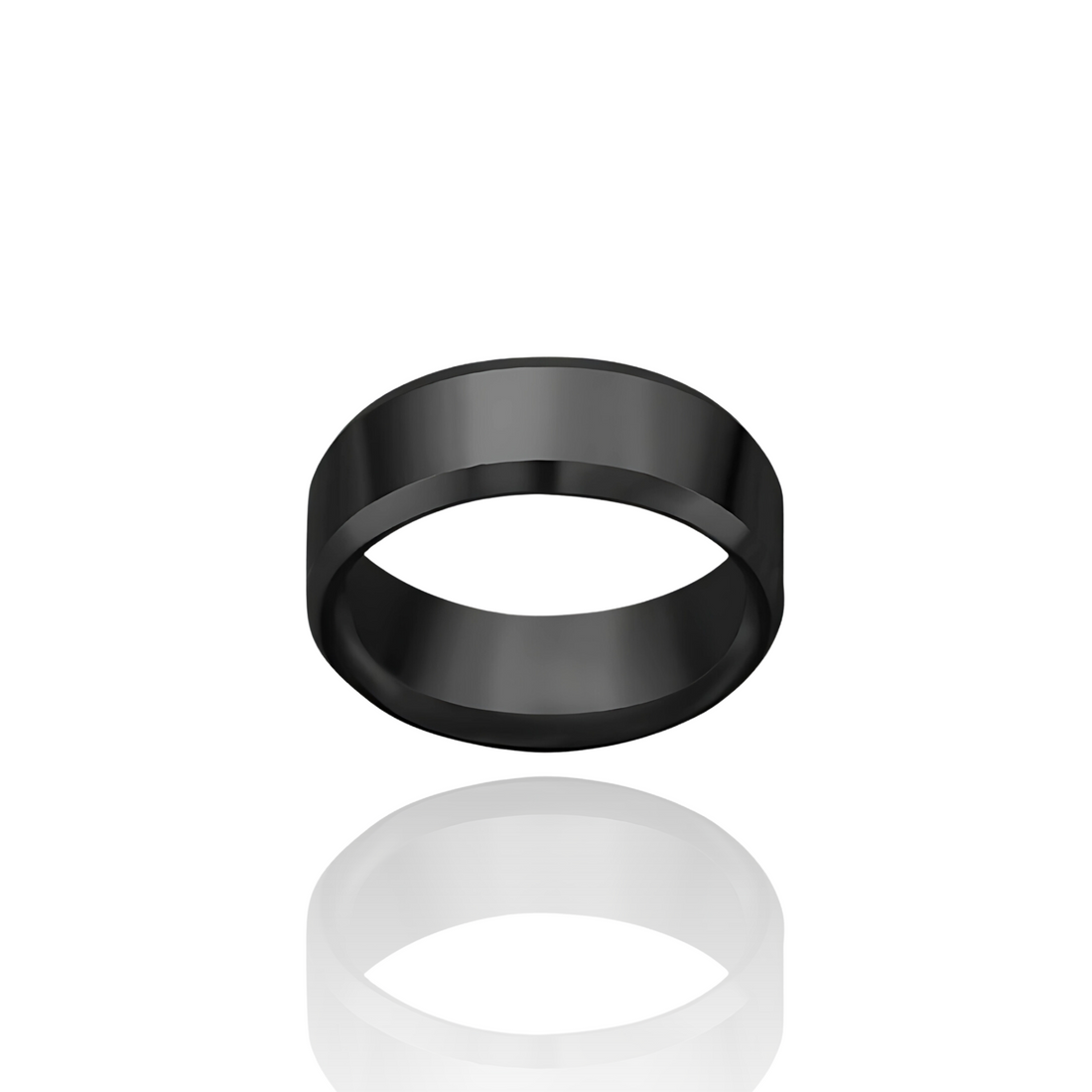 Lucentelli Midnight Smooth Ring