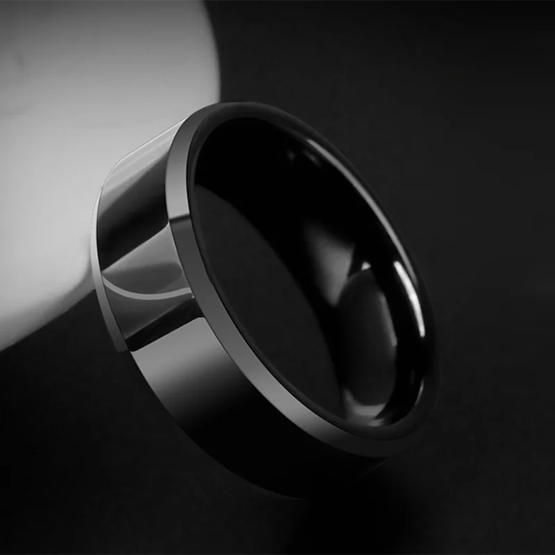 Lucentelli Midnight Smooth Ring