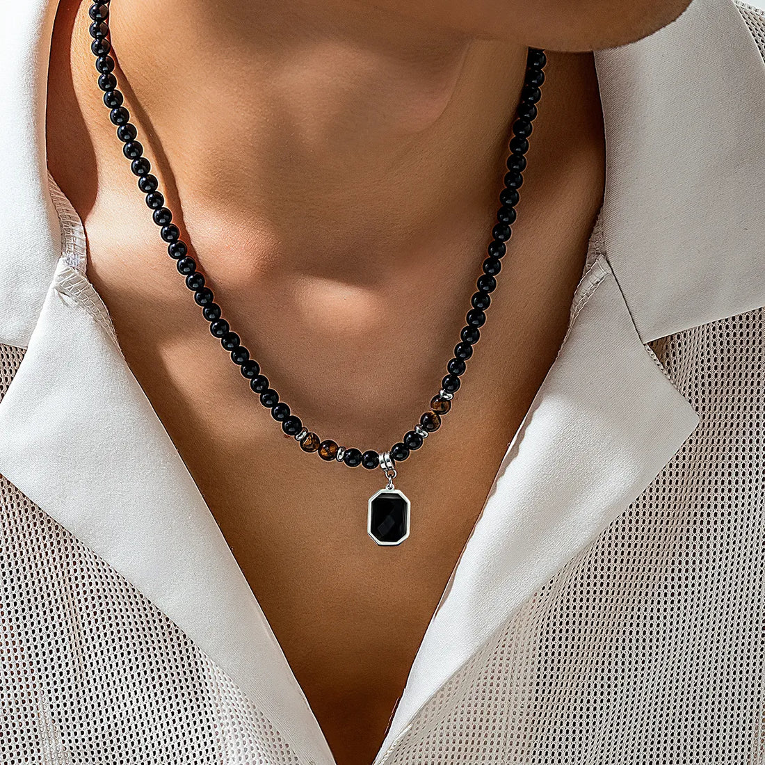 Lucentelli Black Charm Pendant