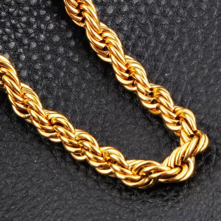 Lucentelli Noble Rope Chain 18K Necklace