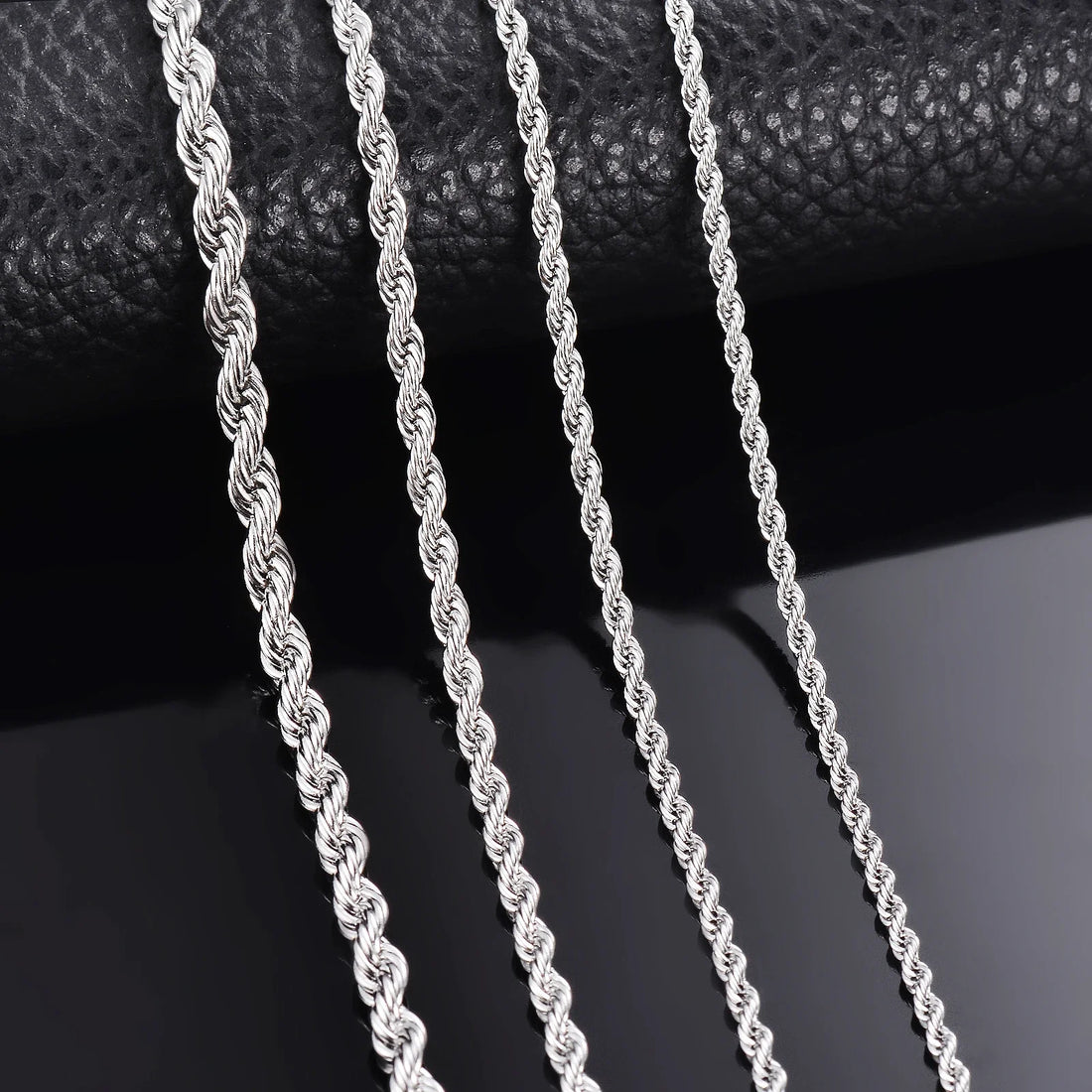 Lucentelli Sterling Rope Chain