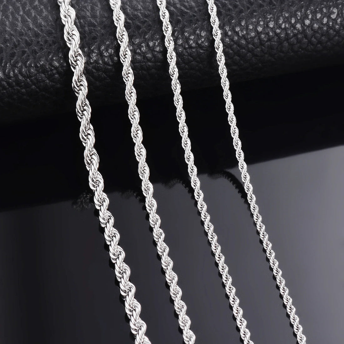 Lucentelli Sterling Rope Chain