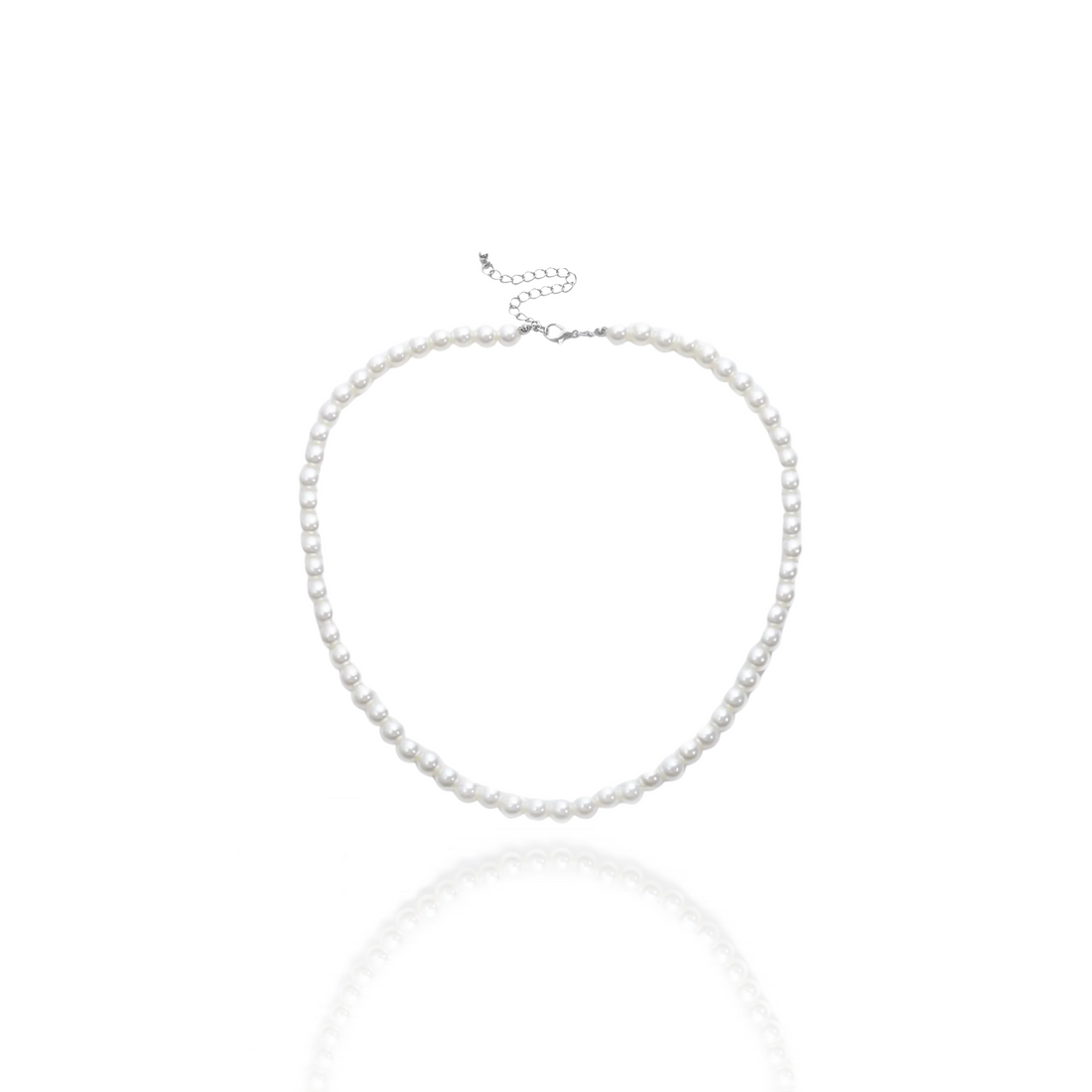 Lucentelli Pearl Edge Choker Necklace