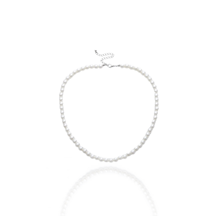 Lucentelli Pearl Edge Choker Necklace