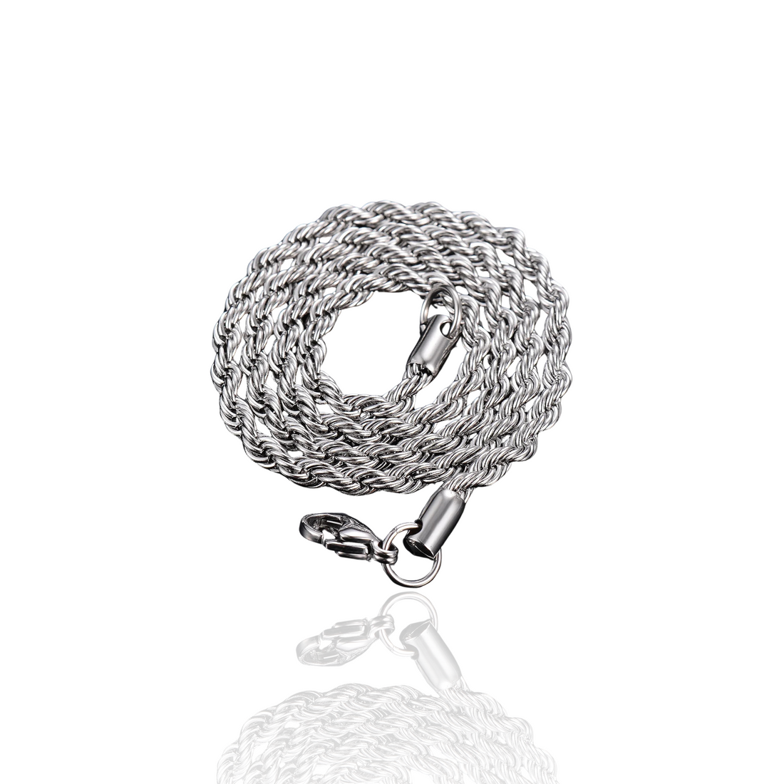 Lucentelli Sterling Rope Chain